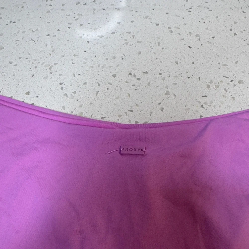 Roxy Womens Purple Low Rise Bikini Bottom Swimsuit Size XL Solid Purple NWT